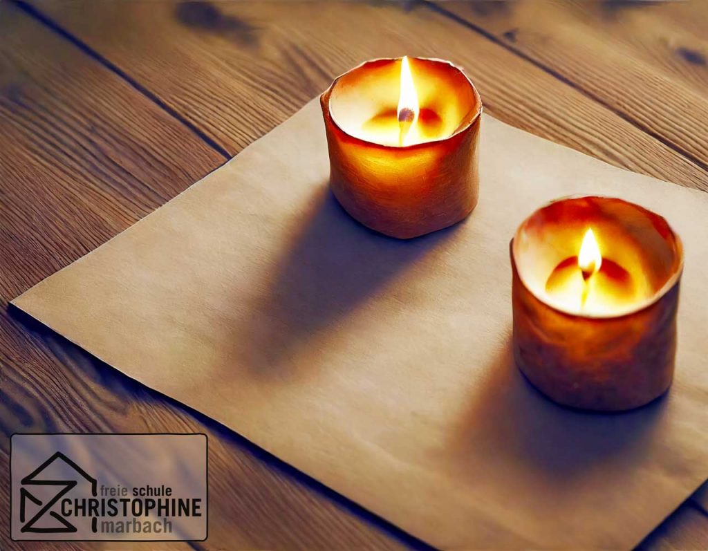 Freie Schule Christophine · Zwei Kerzen