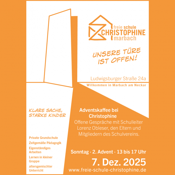 Freie Schule Christophine in Marbach · Tag der offenen Tür · Dezember 2025